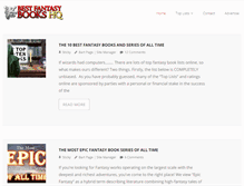 Tablet Screenshot of bestfantasybookshq.com